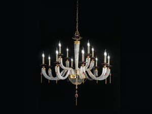 JULIENNE L8+4 - Chandelier with Swarovski® Crystals _ Euroluce Lampadari